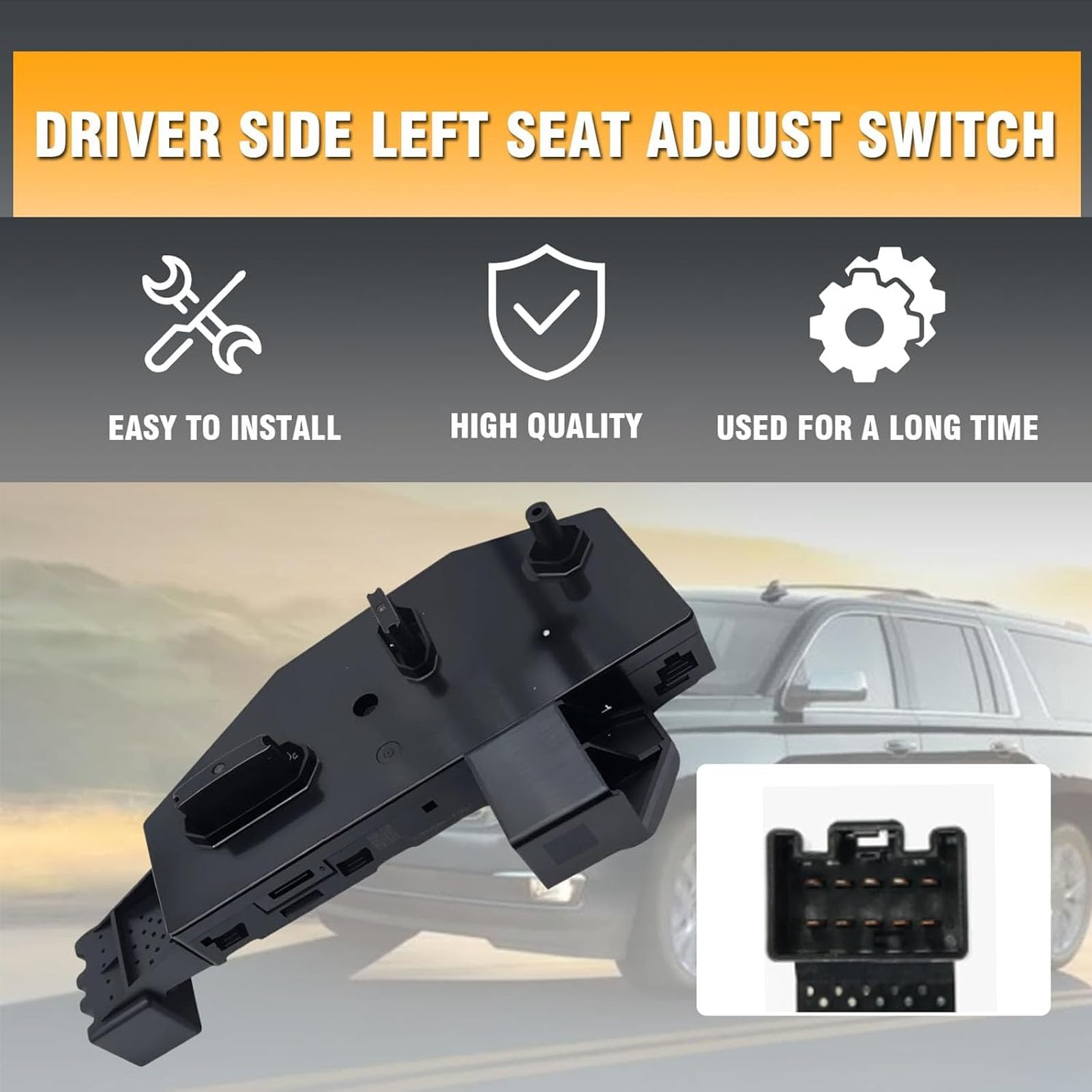 Interruptor de Asiento Eléctrico 23247095, Repuesto para 1500 2500 3500 HD 2014-2019