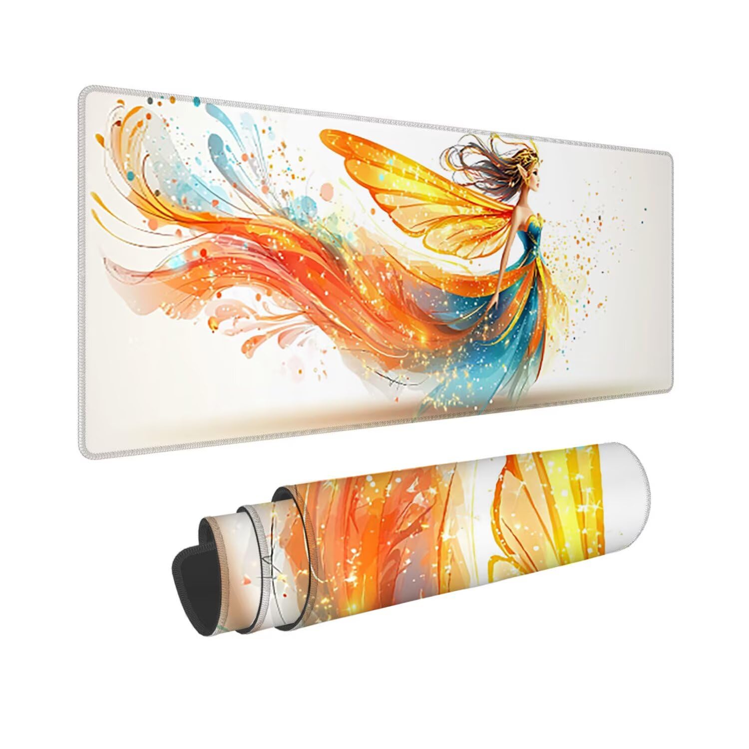 Podkładka pod mysz do gier, 1200 x 400 mm XXL Podkładka pod mysz do gier, duża, antypoślizgowa wodoodporna, rozszerzona długa podkładka pod mysz do klawiatury XXL, akcesoria biurowe, do gier