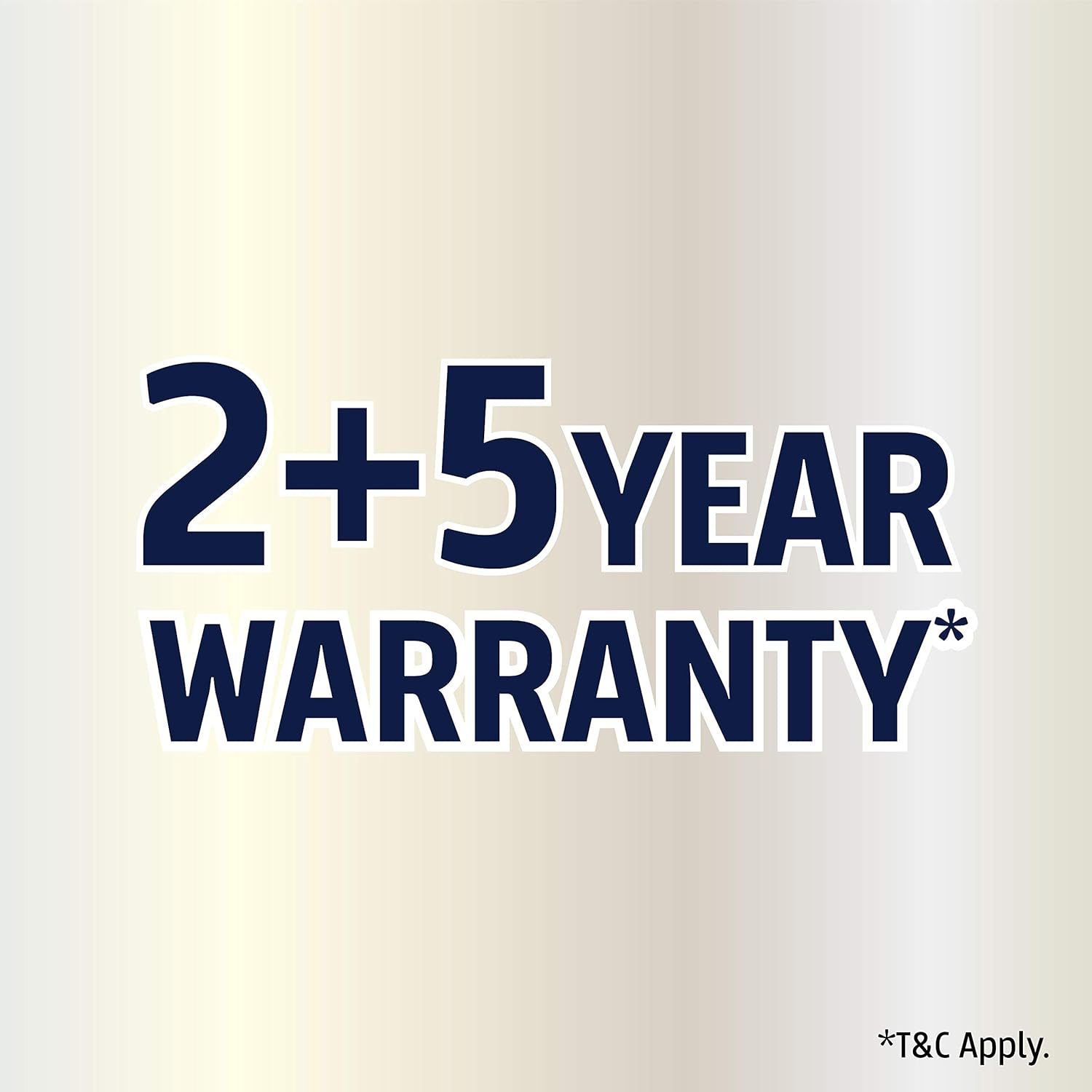 Warranty information: 2+5 Year Warranty