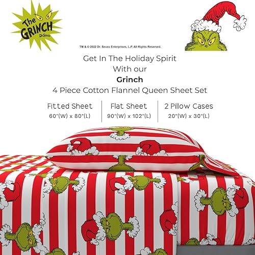 Vista 85 de Franco National Lampoon's - Juego de sábanas de franela 100% algodón súper suave, tamaño King, (producto oficial)