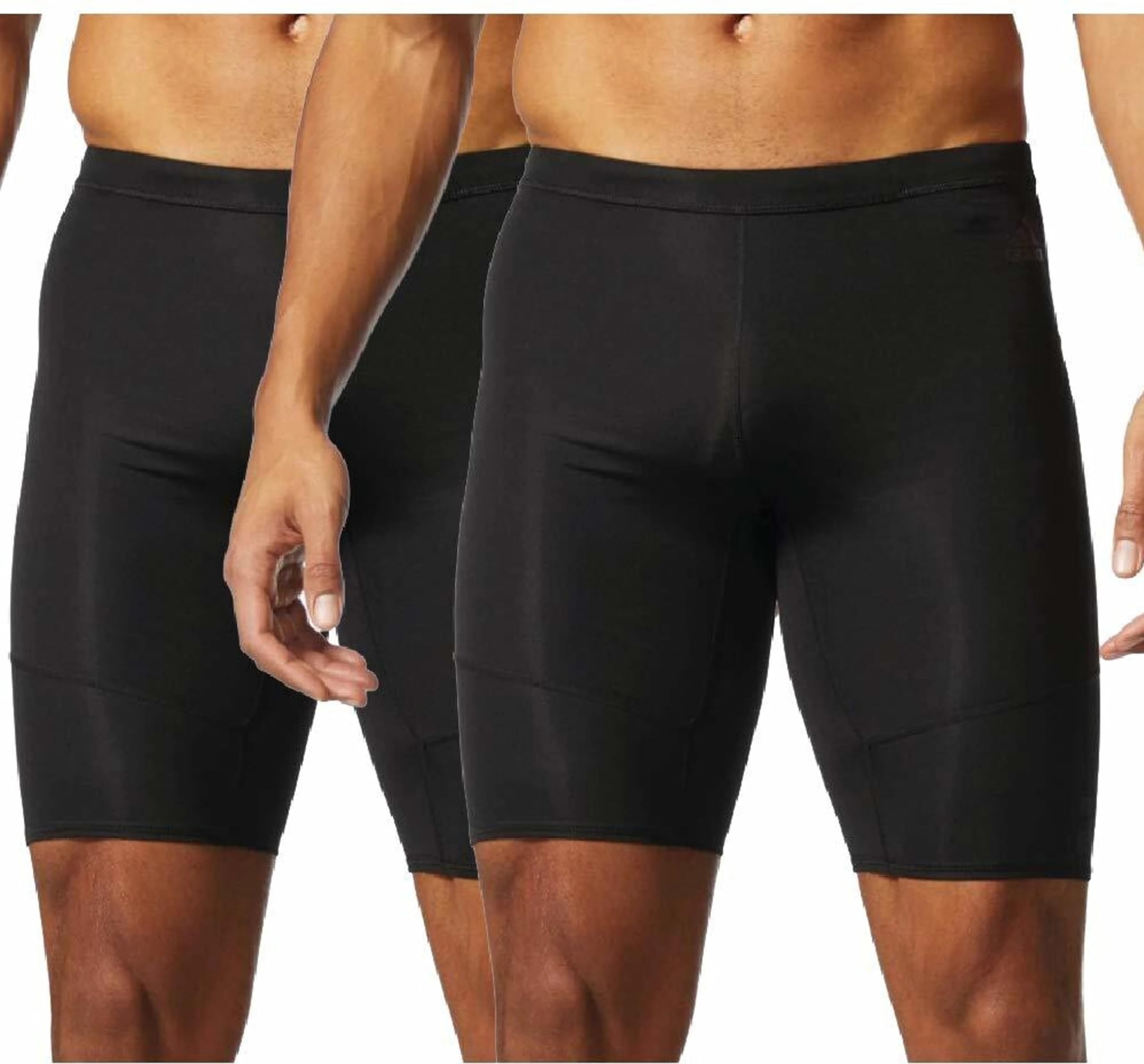 never quit Men Half Compression Tights Shorts | Stretch Fitness Training Base Layer Shorts (Pack of 1/2)-picture-15