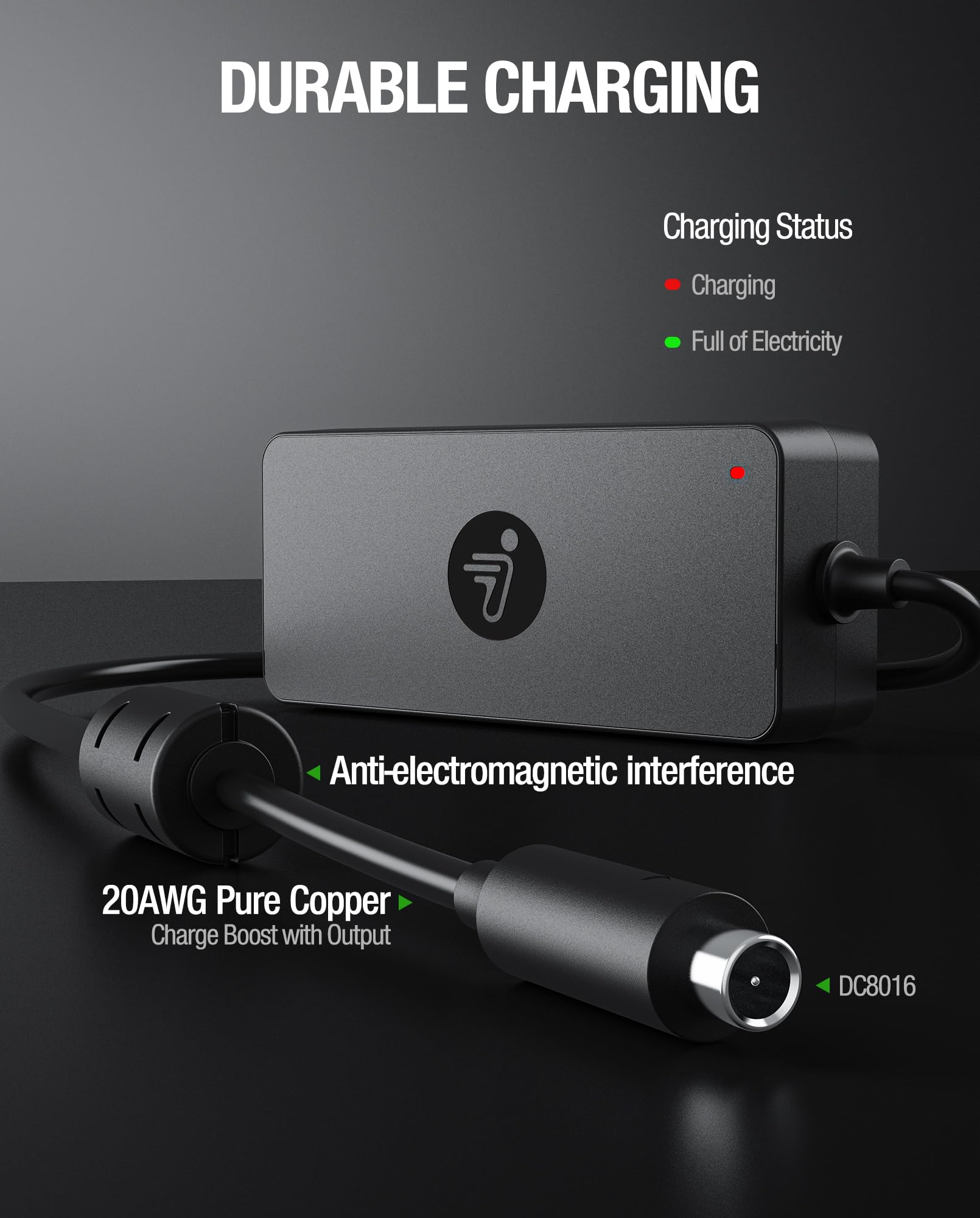 ZOVEEK 42V 1.7A Original Charger for Segway Ninebot Electric