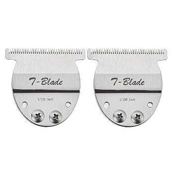 Wide T-Blade Compatible with Oster Finisher Trimmer Model 59 and T-Finisher Trimmer,For Creating Clean Hairlines or Grooming Small Pets Cuts Hair to 1/125"-0.2mm2Pack