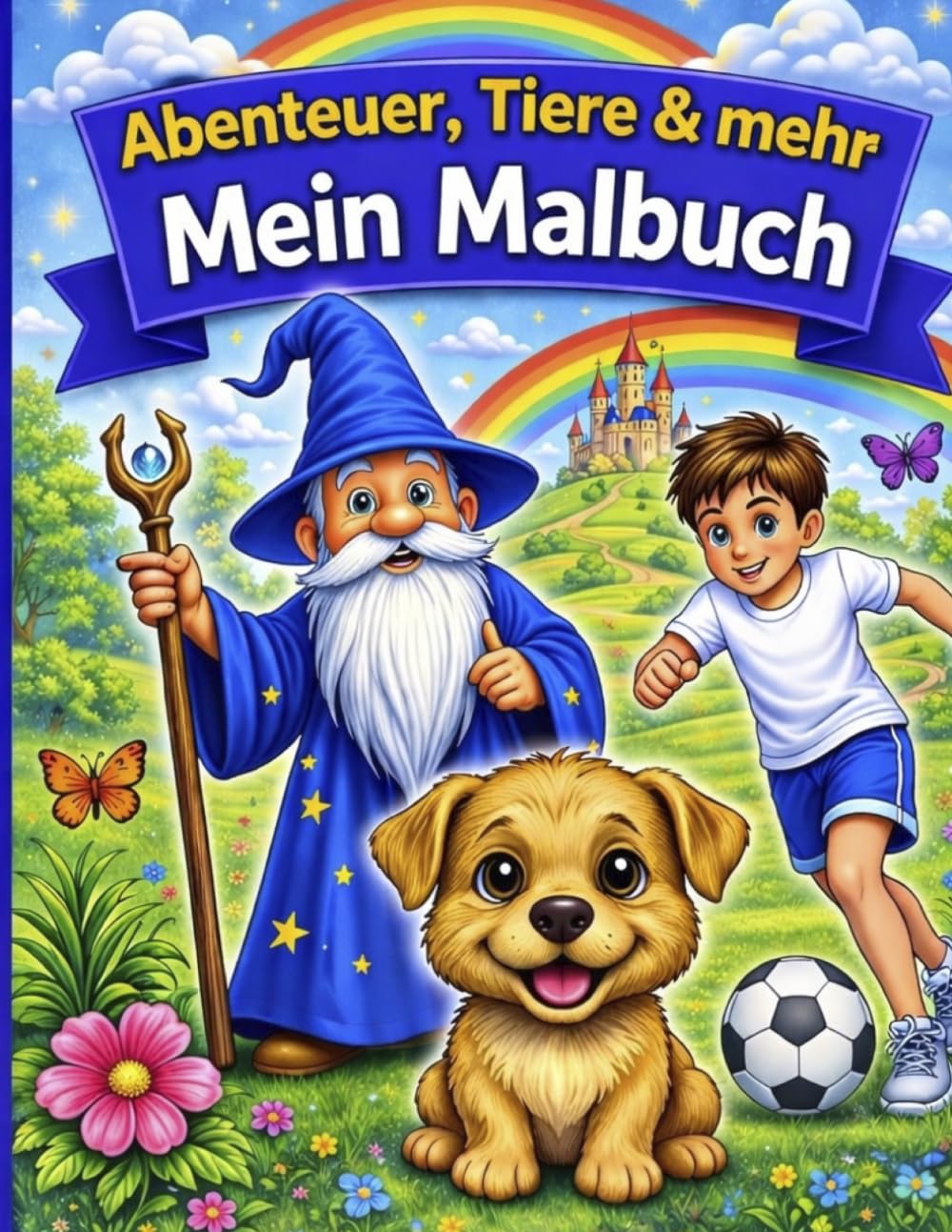 Abenteuer, Tiere & mehr - Mein Malbuch