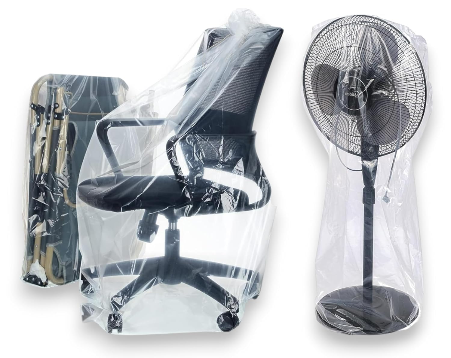 10 Piece Multipurpose Plastic Waterproof Dust Couch Cover Covering Protection Sheet for Home Packaging Protect Your Chair Sofa, Furniture, Fridge, Outdoor Space etc.-image-34