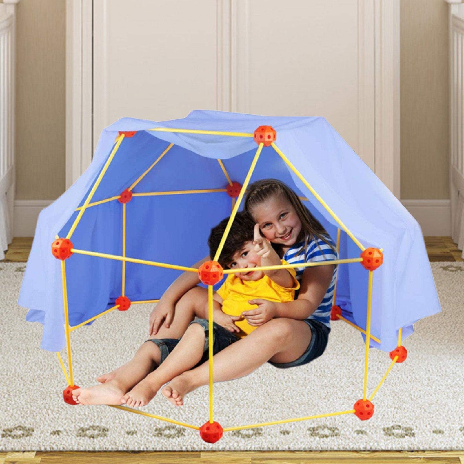 Buy 2020 New Upgrade Kids Construction Fort Building Kit,Forts Builder