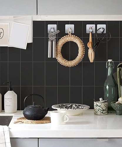 Miniatura 3 de Ganchos adhesivos para toallas de baño, ganchos de toalla adhesivos plateados resistentes, paquete de 6 para colgar, baño, cocina, bata, ganchos de