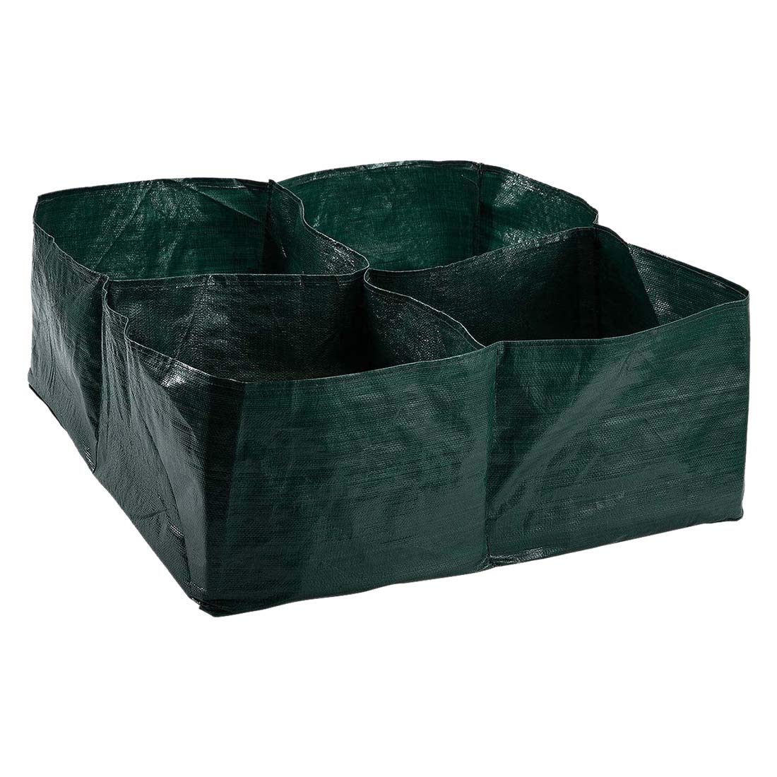 ZIUTPDAX Raised Garden Planter Fabric Bed, 4 Divided Grids Square Planting Grow Pot for Suitable for Planting Vegetables, Flowers and Plants