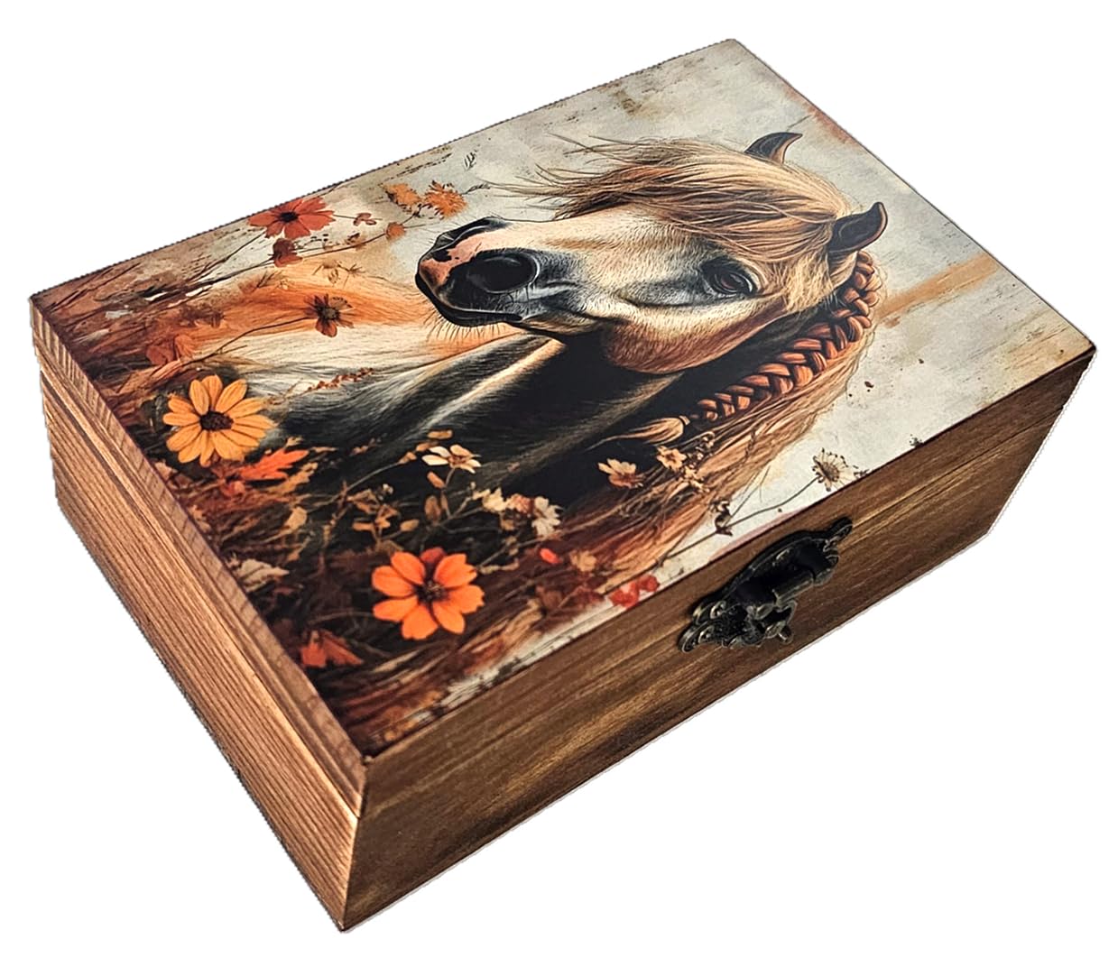 Joyeros de madera temáticos de caballo para regalar a mujeres