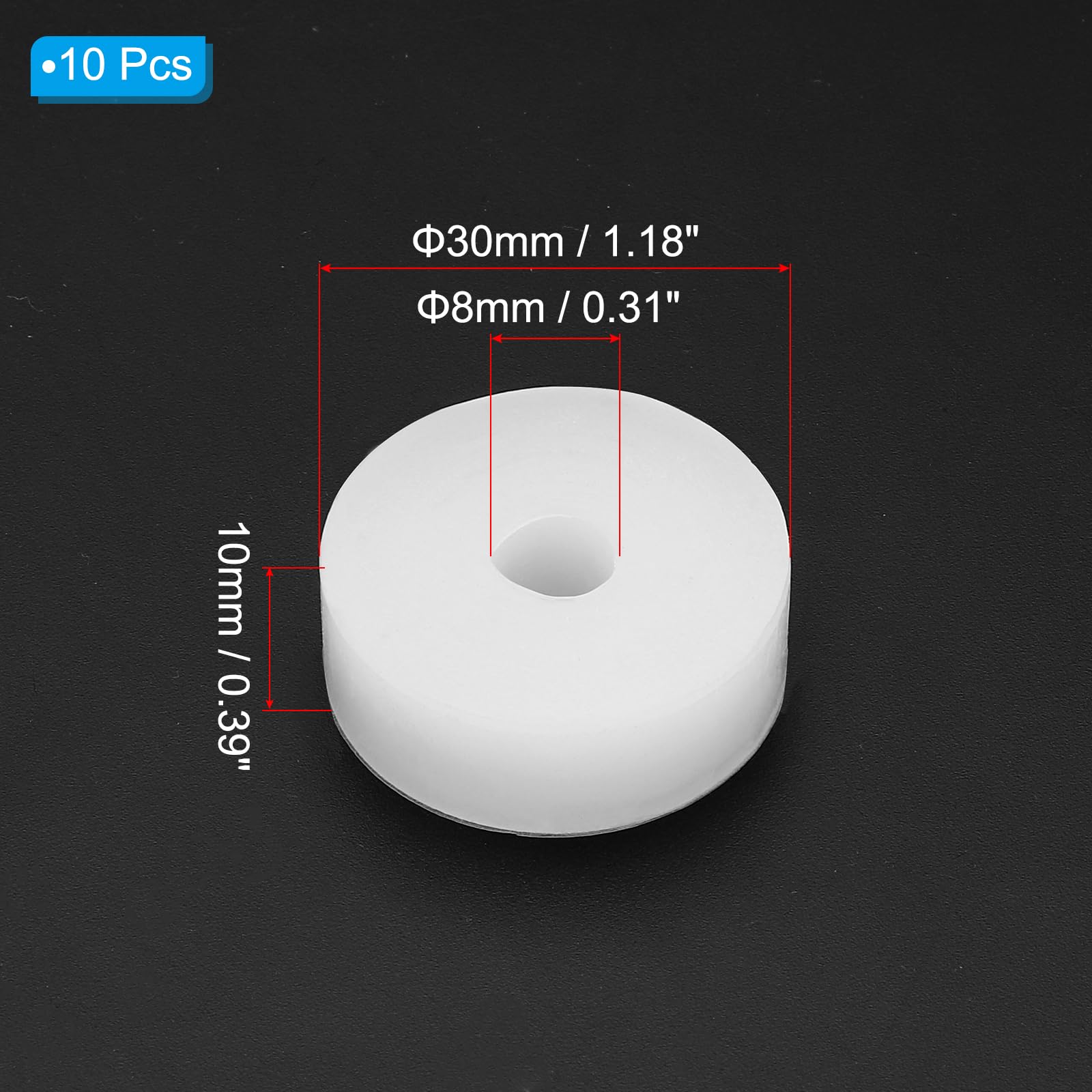 PATIKIL Silicone Rubber Flat Washer - Image 2