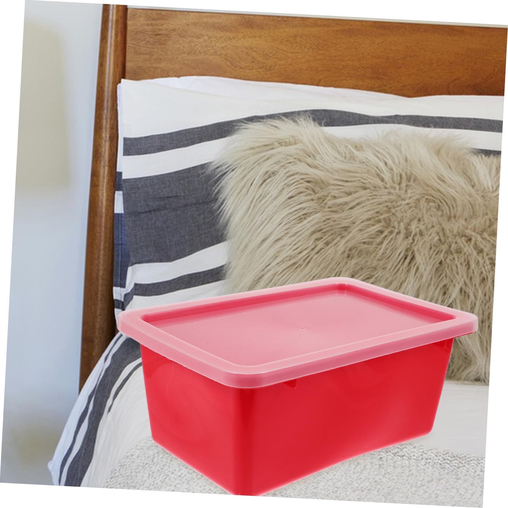2stücke Pack Stapelbare Kunststoff-aufbewahrungsboxen Mit Deckel Spielzeug-organizer Für Junge Mädchen Geräumige Transparente Lagerbehälter Für Spielzimmer Klassenzimmer Und
