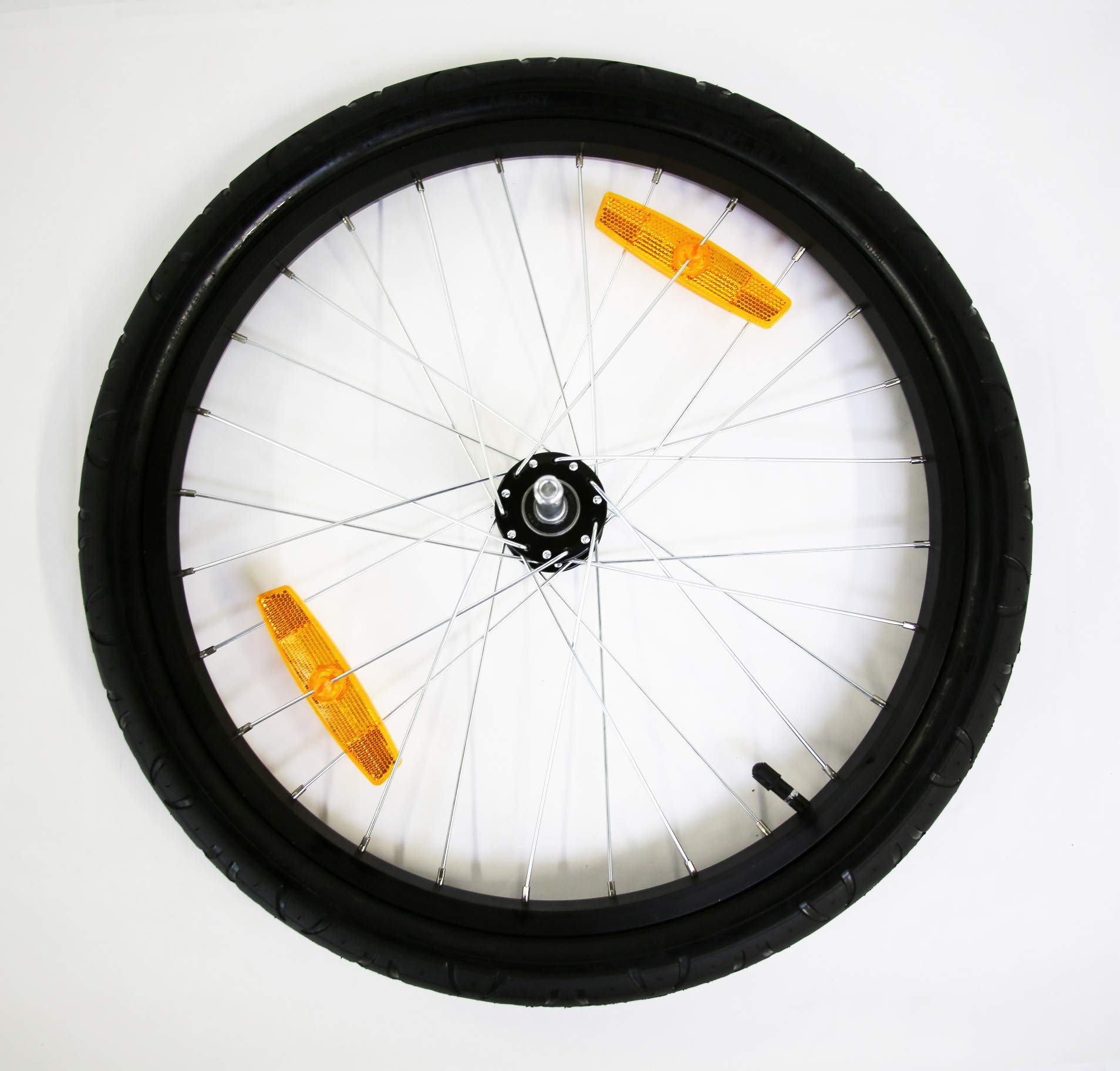 Burley Unisex's 20" Alloy Wheel, Black/Silver