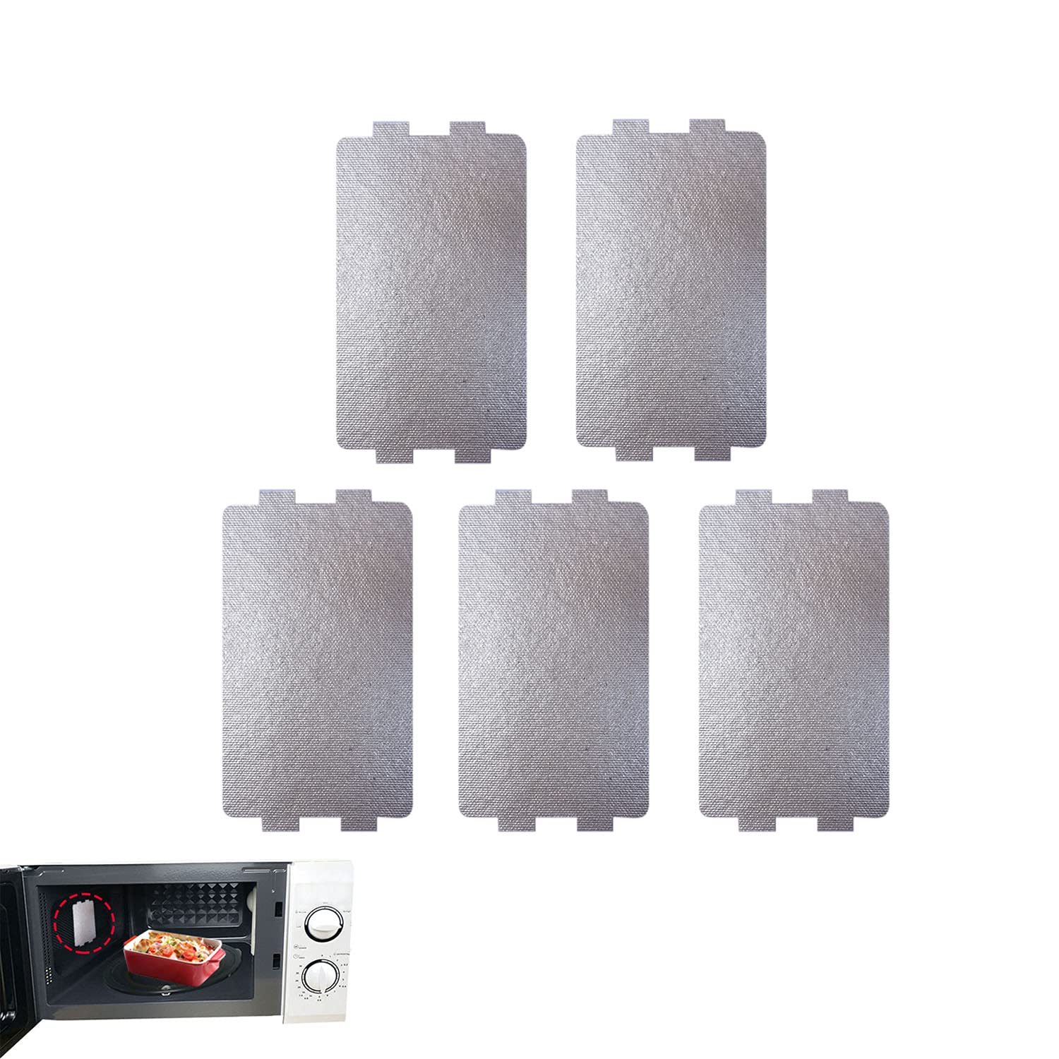 Buy 5 PCS Microwave Waveguide Cover, Mica Sheet Plate for