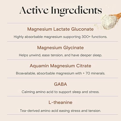 Miniatura 4 de Ned - Mellö Magnesium Superblend - Mezcla de bebida de suplemento de polvo de magnesio con glicinato de magnesio natural y L teanina, 30 porciones -