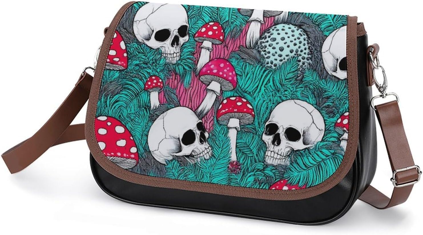 Stylish Women's Shoulder Bag Vintage PU Leather Handbag For Daily Use