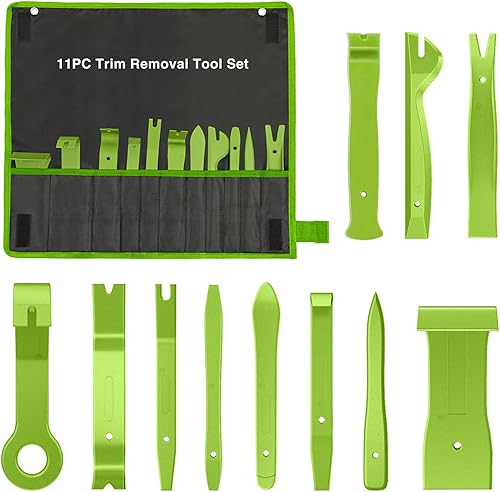Miniatura 53 de GOOACC Kit de herramientas de eliminación de molduras automáticas de 9 piezas, kit de herramientas antiarañazos para el audio del automóvil, kit