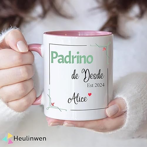 Miniatura 6 de Padrinos De Bautizo Propuesta Set 2 Tazas Café 11Oz, Quieres Ser Mis Padrinos De Bautizo, Quieres Ser Mi Madrina est 2024, Recuerdos De Bautizo Para
