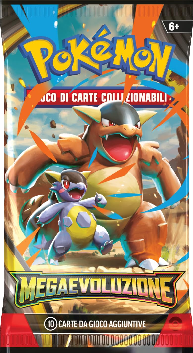 Pokémon: espositore di buste dell’espansione Megaevoluzione del GCC Pokémon (18 buste di espansione) - Esclusiva Amazon