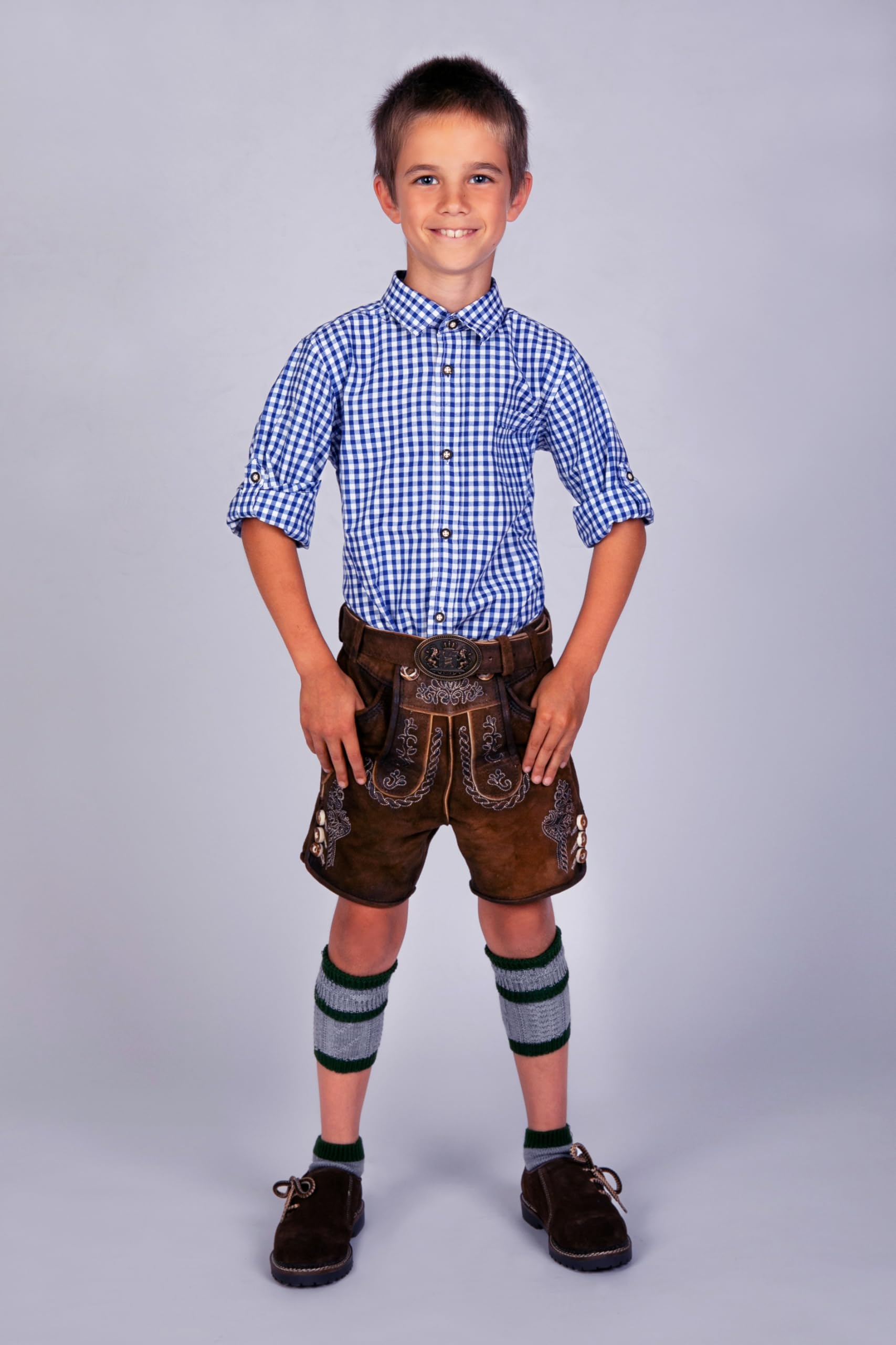 Edelnice Trachtenmode Kurze Wildbock Lederhose Maxi