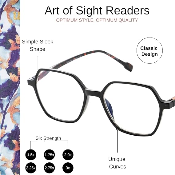OPTIMUM OPTICAL Blue Light Spring Mounted Computer/Reading Glasses