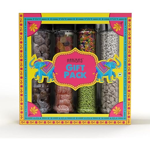 HARIBAS Diwali Gift Hamper Pack of 8 Jars