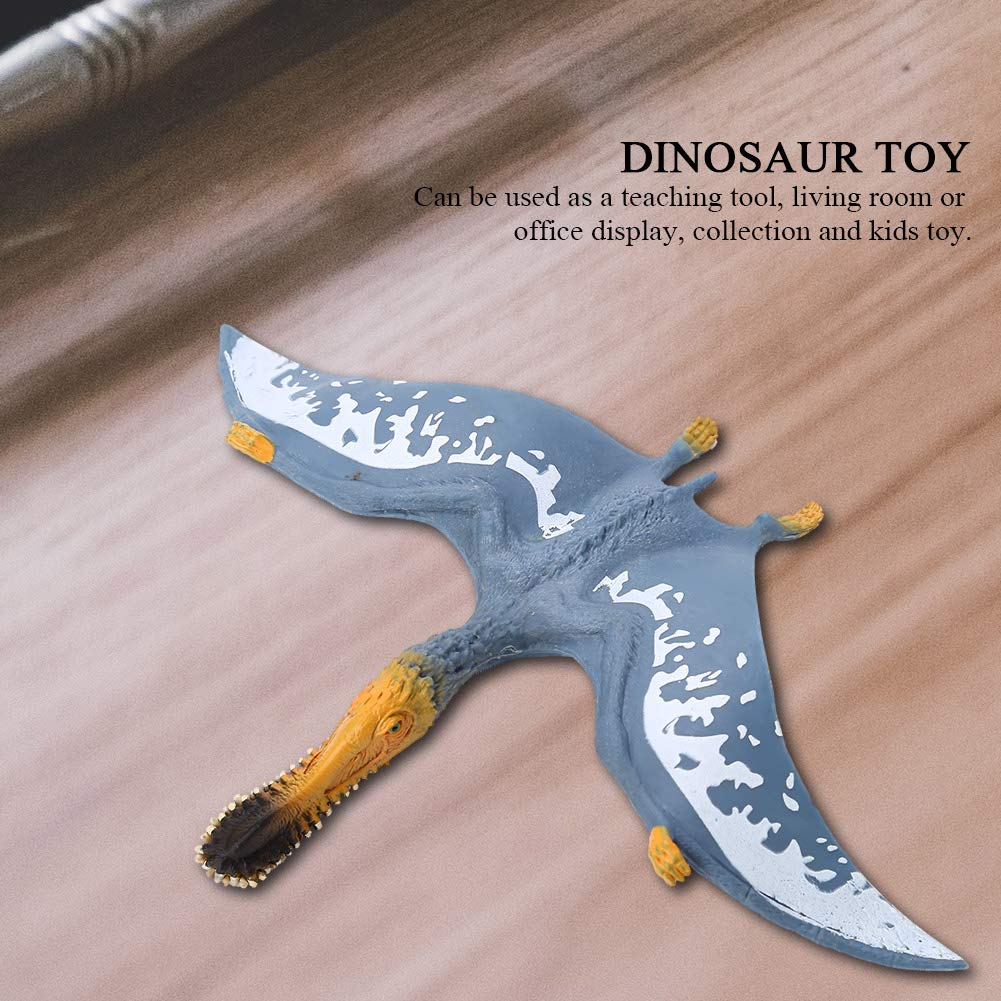 Niebieska figurka dinozaura Appendiera, miniaturowa symulacja, model dinozaura pterozaura, zabawka edukacyjna, kolekcja dekoracyjna, dla dzieci, oświecenie paleontologii