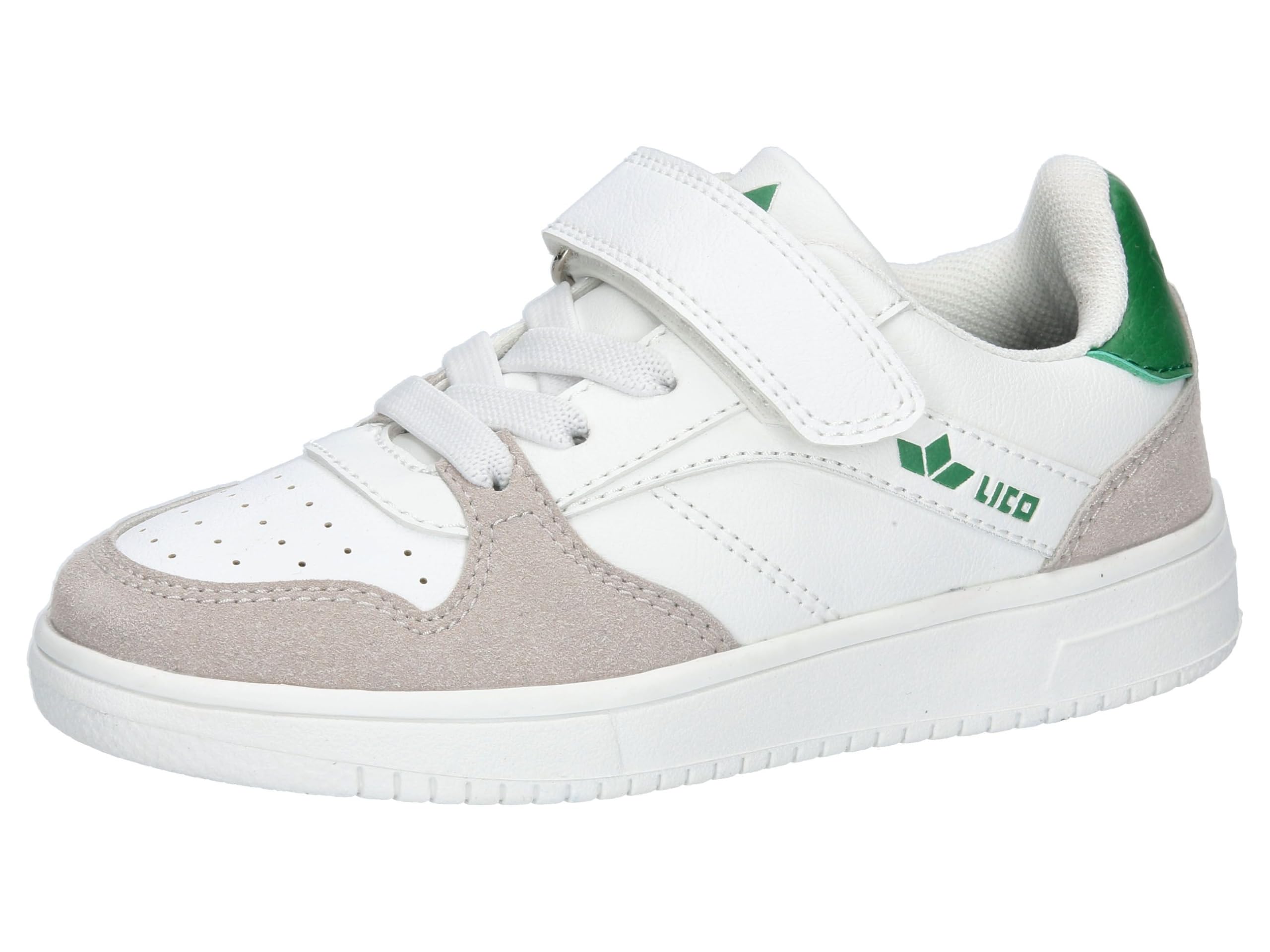 Lico Unisex Children's Chad Vs Trainers, White Green, 41 EU