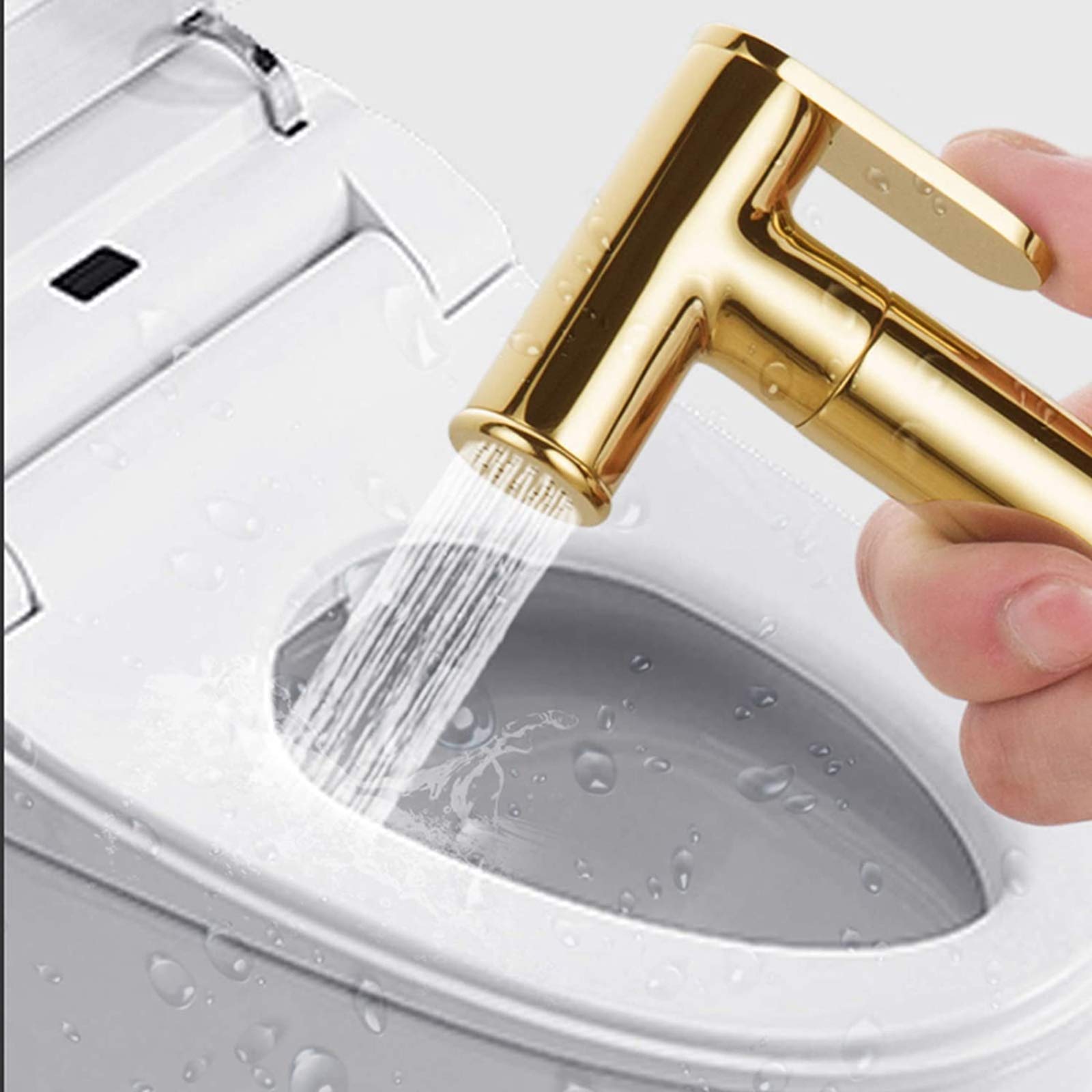 Sprühgerät aus Messing, Handbrause, WC-Sprühgerät, einzelnes, kaltes, wandmontiertes Sprühgerät