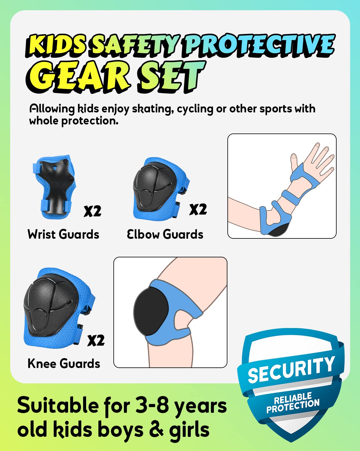 VICTGOAL Casco Bici Bambino, Perfetto Casco da Scooter per Cartoni Animati per scooter, Triciclo e Skateboard, Taglia Regolabile per Bambini 3-8 Anni