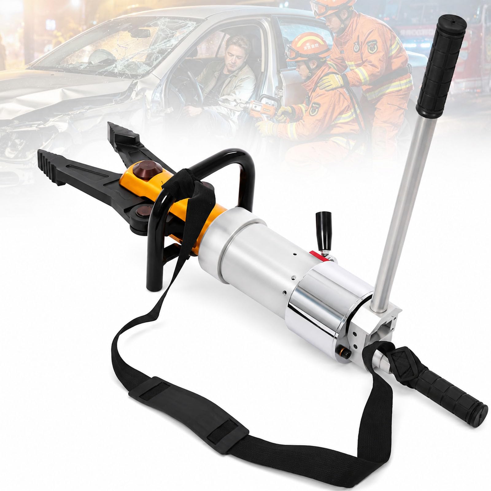 GCYXUC 360° Rotating Hydraulic Expanding Pliers, Hydraulic Spreader Stretching Pliers, Portable Hydraulic Expander and Shear for Vehicle Rescue and Emergency Use