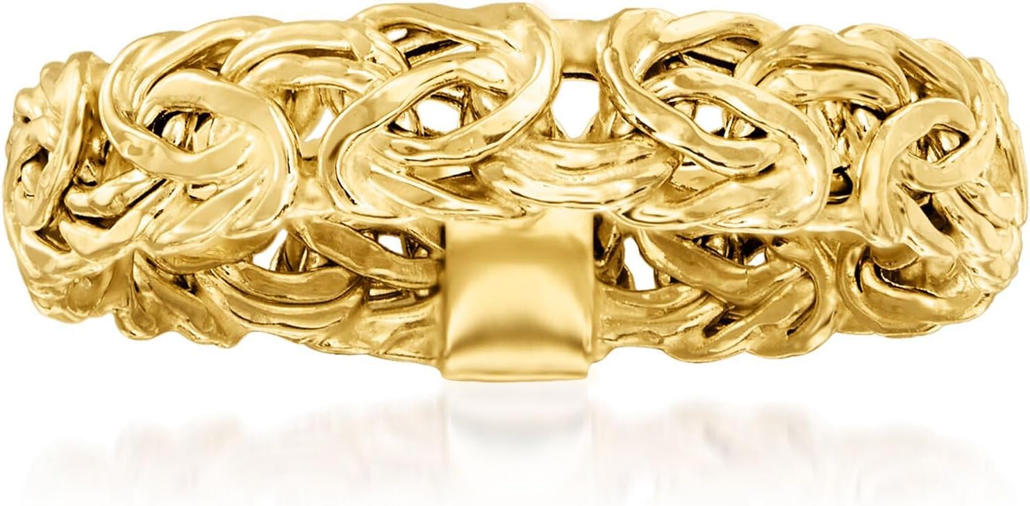 Ross-Simons 10kt Yellow Gold Byzantine Ring