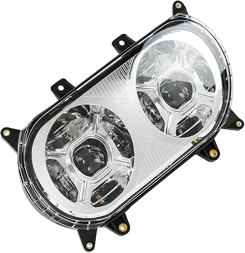 Miniatura 3 de TCT-MOTORPARTS Proyector de lámpara LED de doble faro para Harley Touring Road Glide 2015-2023