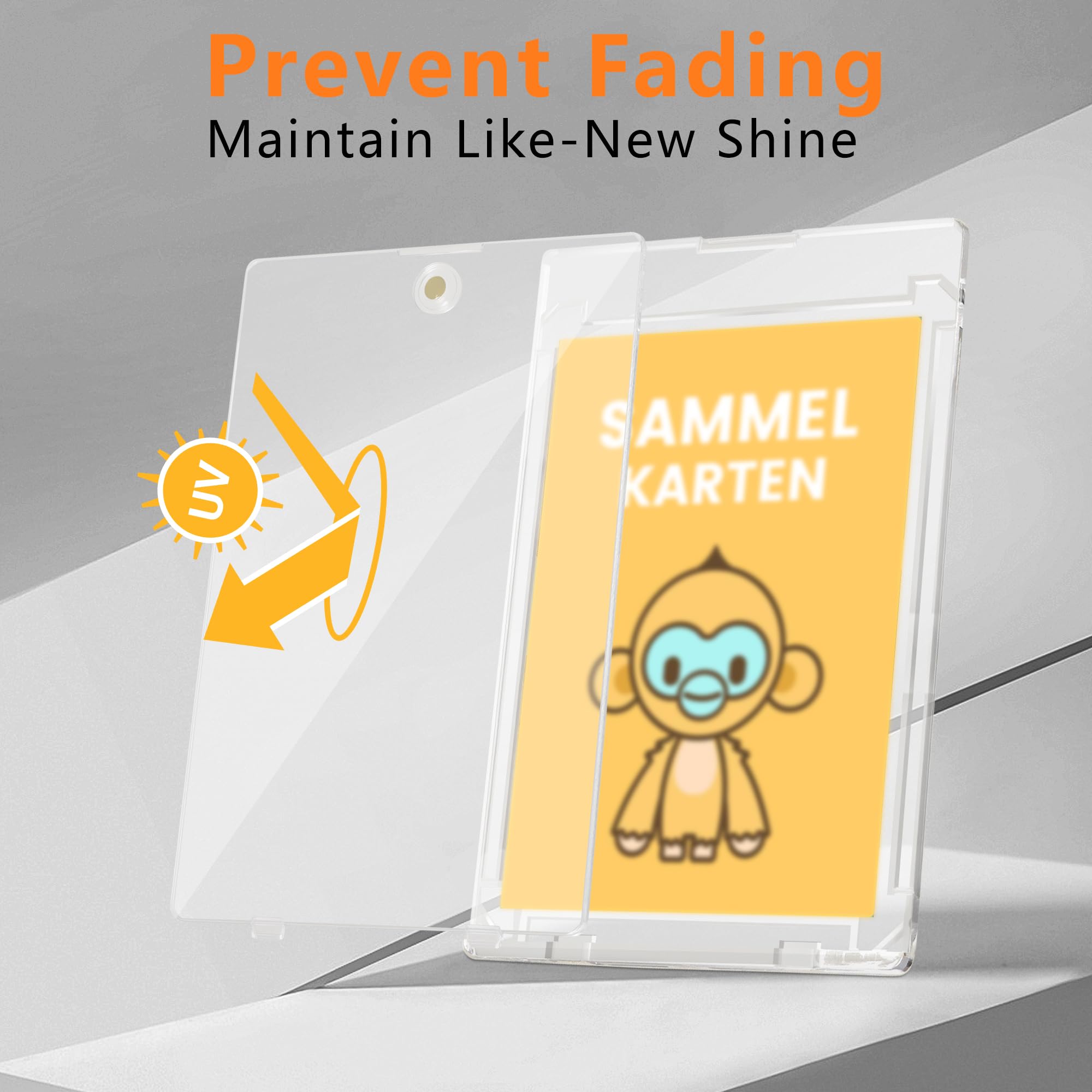 10 szt. Magnetic Card Holder etui na karty kolekcjonerskie