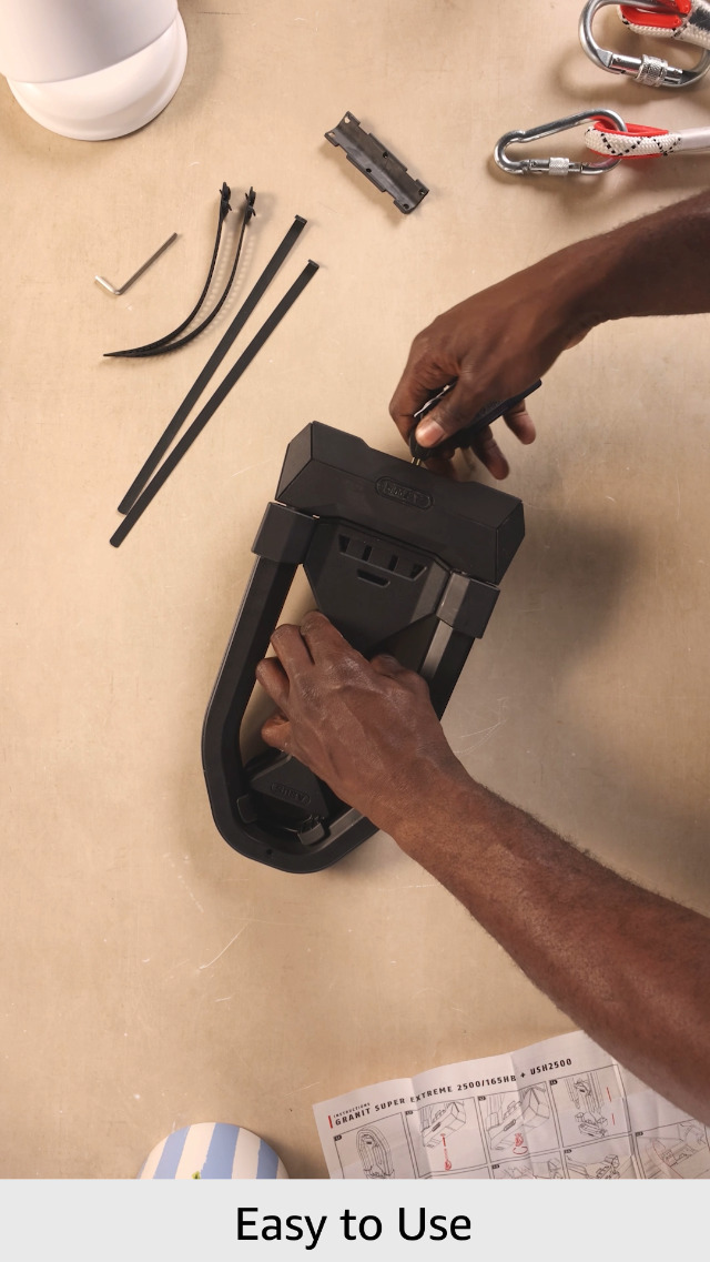 Amazon.com : ABUS U-Lock Granit™ Super Extreme 2500/165HB230