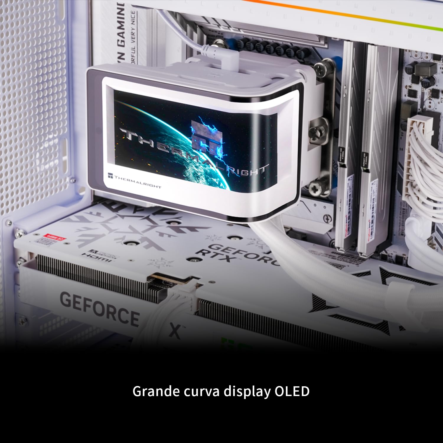 TR -Wonder Vision 360 UB ARGB,Sistema di raffreddamento ad acqua del processore, 67 pollici con risoluzione di 2400 x 1080, per AM4/AM5, LGA1851/1700, rapporto schermo su scala visiva 7: 3 per 3D