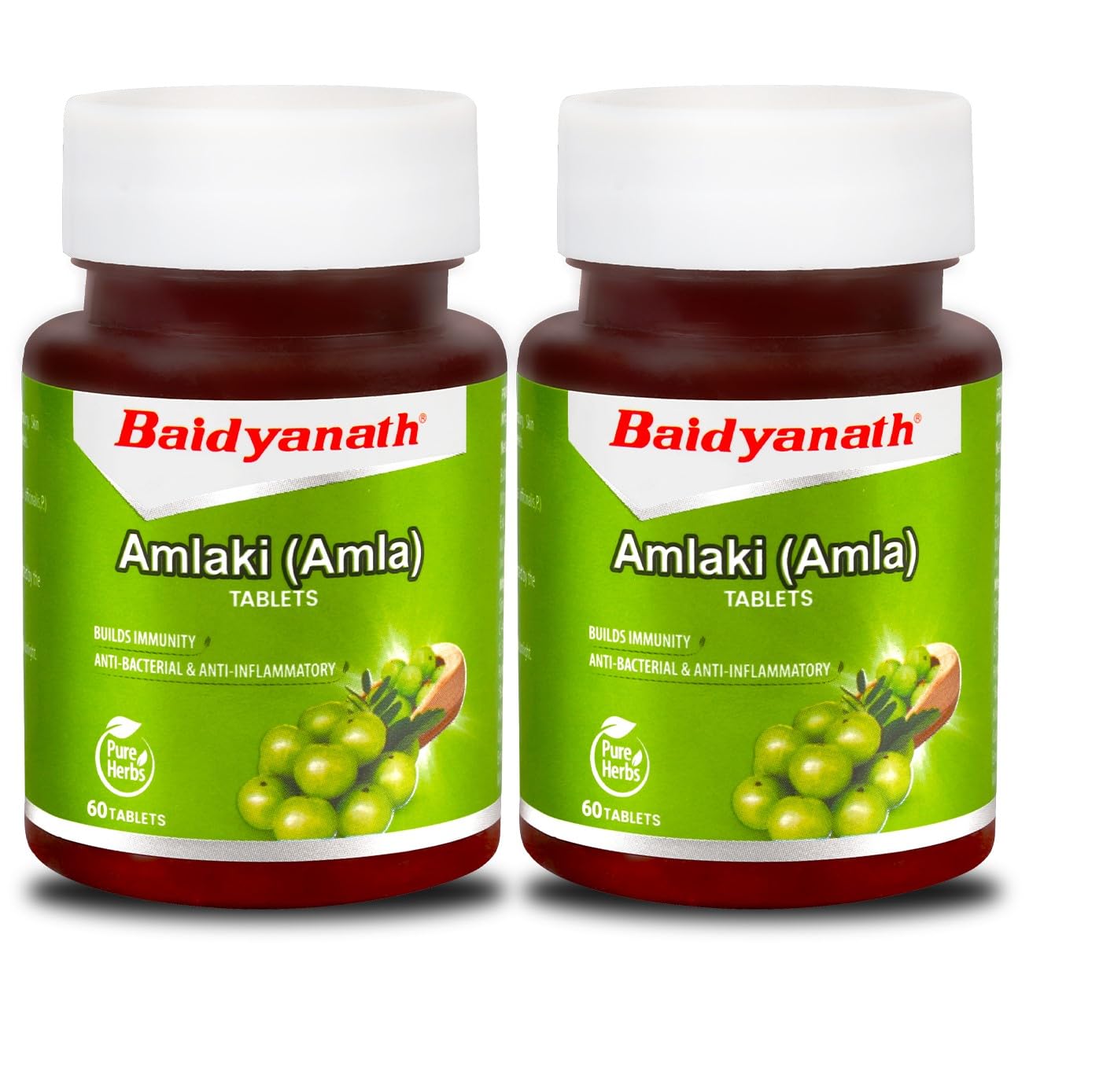 Baidyanath Amlaki (Amla) 60 Tablets (Pack of 2) - Natural Health Booster for Enhanced Hair, Skin, Digestive Health, Metabolism Support and Sugar Level Management (B09M9Q7V7N) Amazon Price History, Amazon Price Tracker