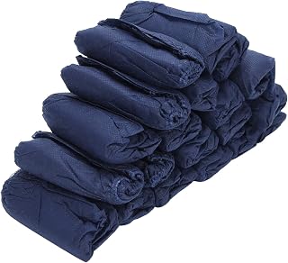 Pacote com 20 calcinhas descartáveis unissex, cuecas respiráveis e descartáveis, calcinhas de lã para spa sauna viagem, (azul)