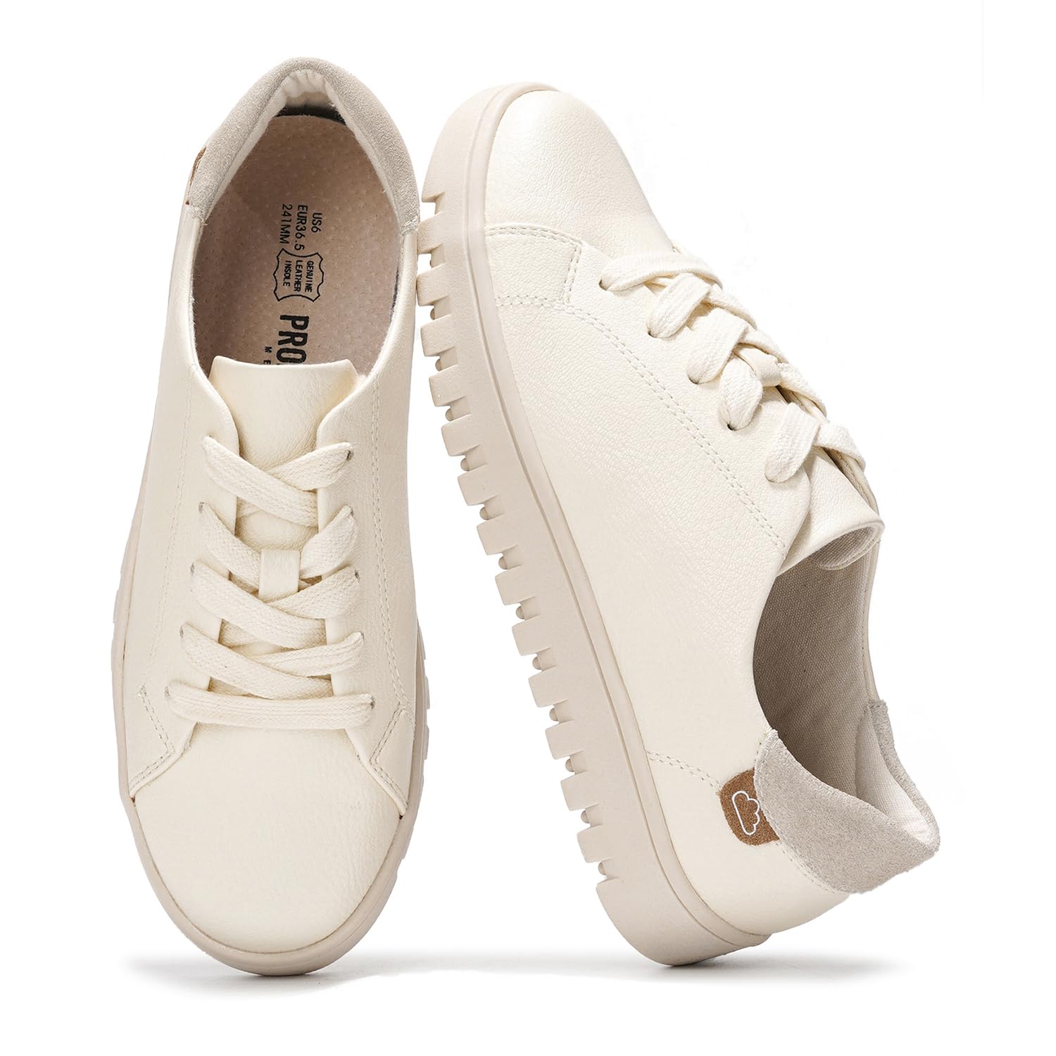 Project Cloud Sneakers for Women – Memory Foam Insole Women's Fashion Sneakers – Non Slip & Lightweight Trendy Womens Shoes – Fashion Shoes for Women