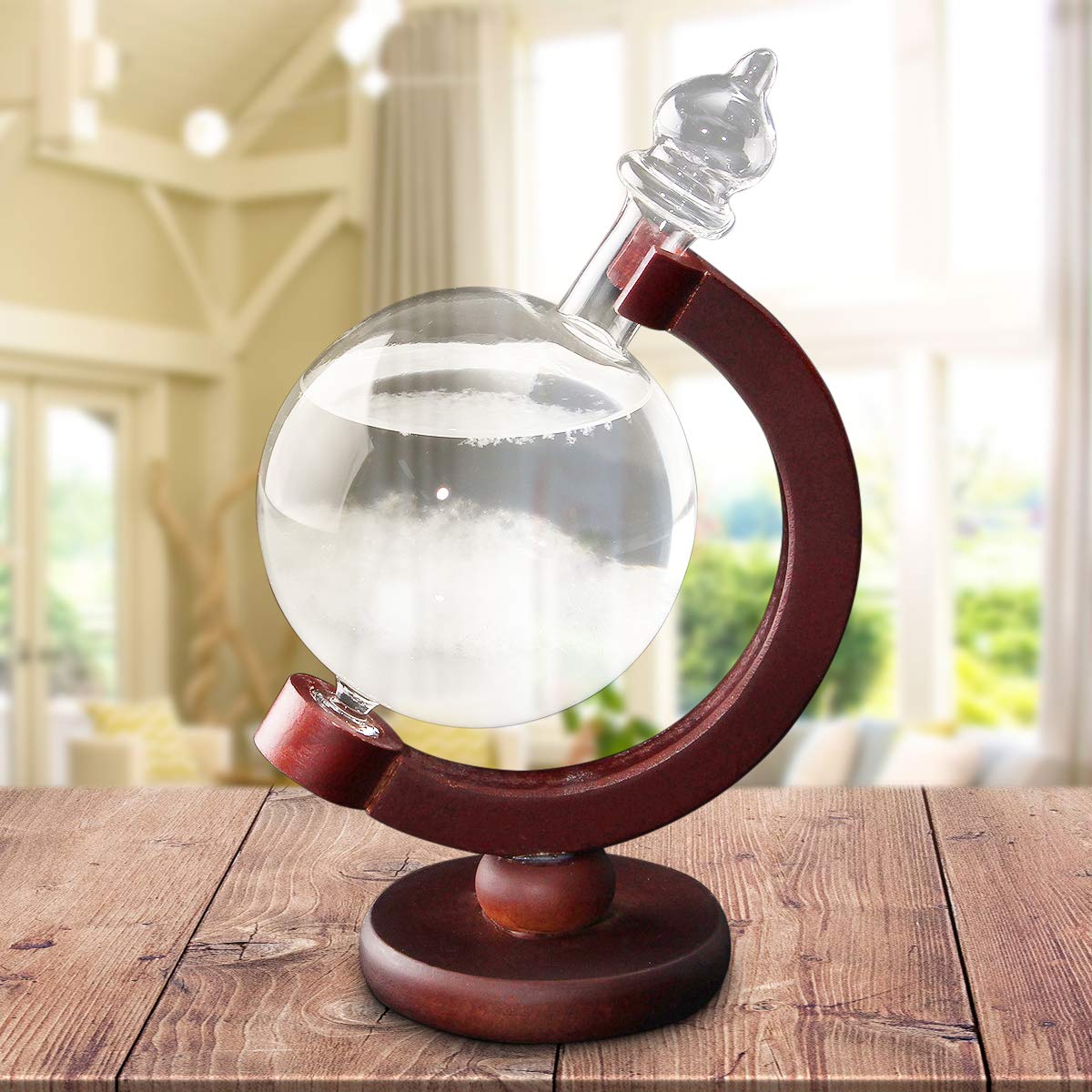 Storm Glass Unique Gift Weather Forming Crystals Barometer