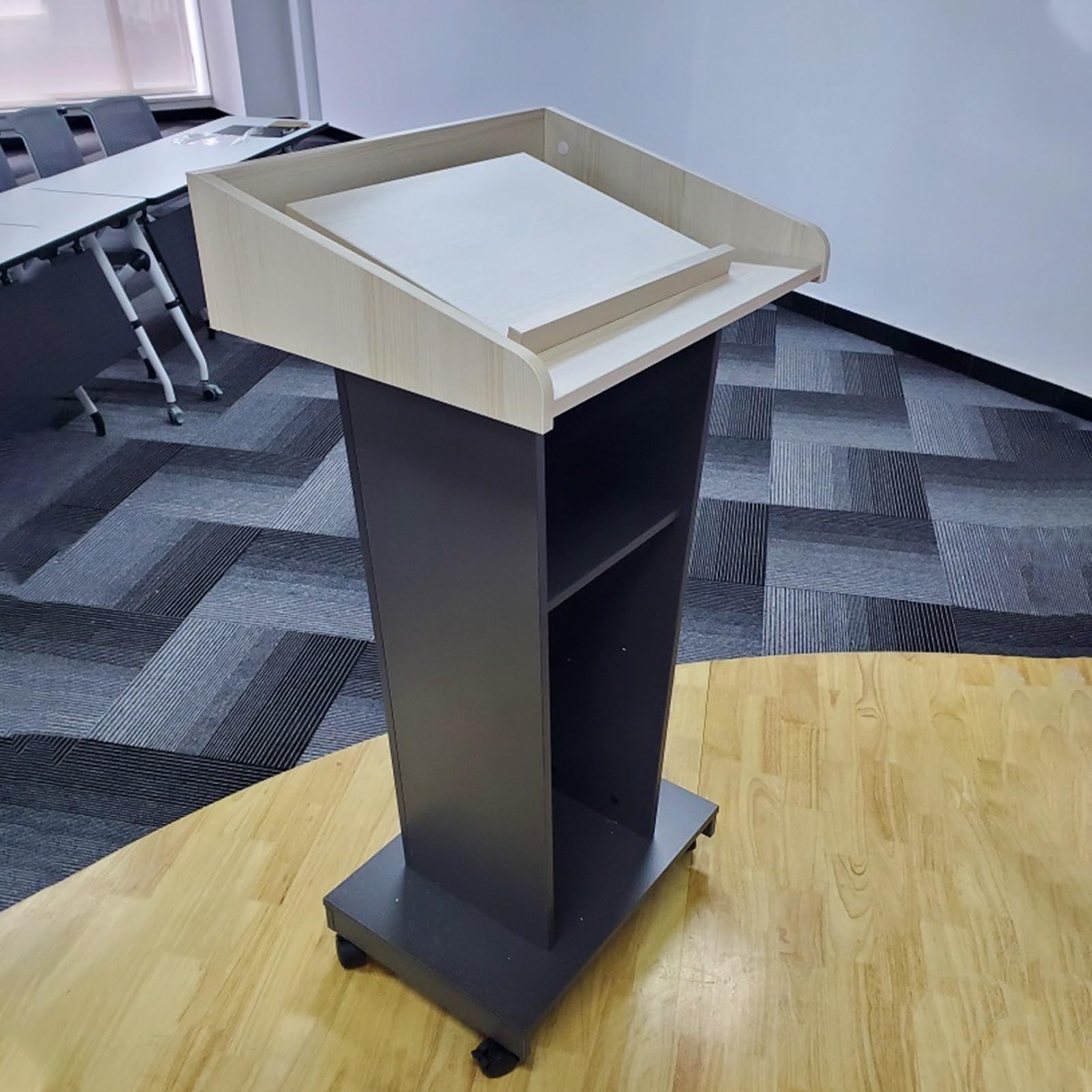 Lecturns And Podiums Heavy Duty Floor Podium Stand For Conference ...