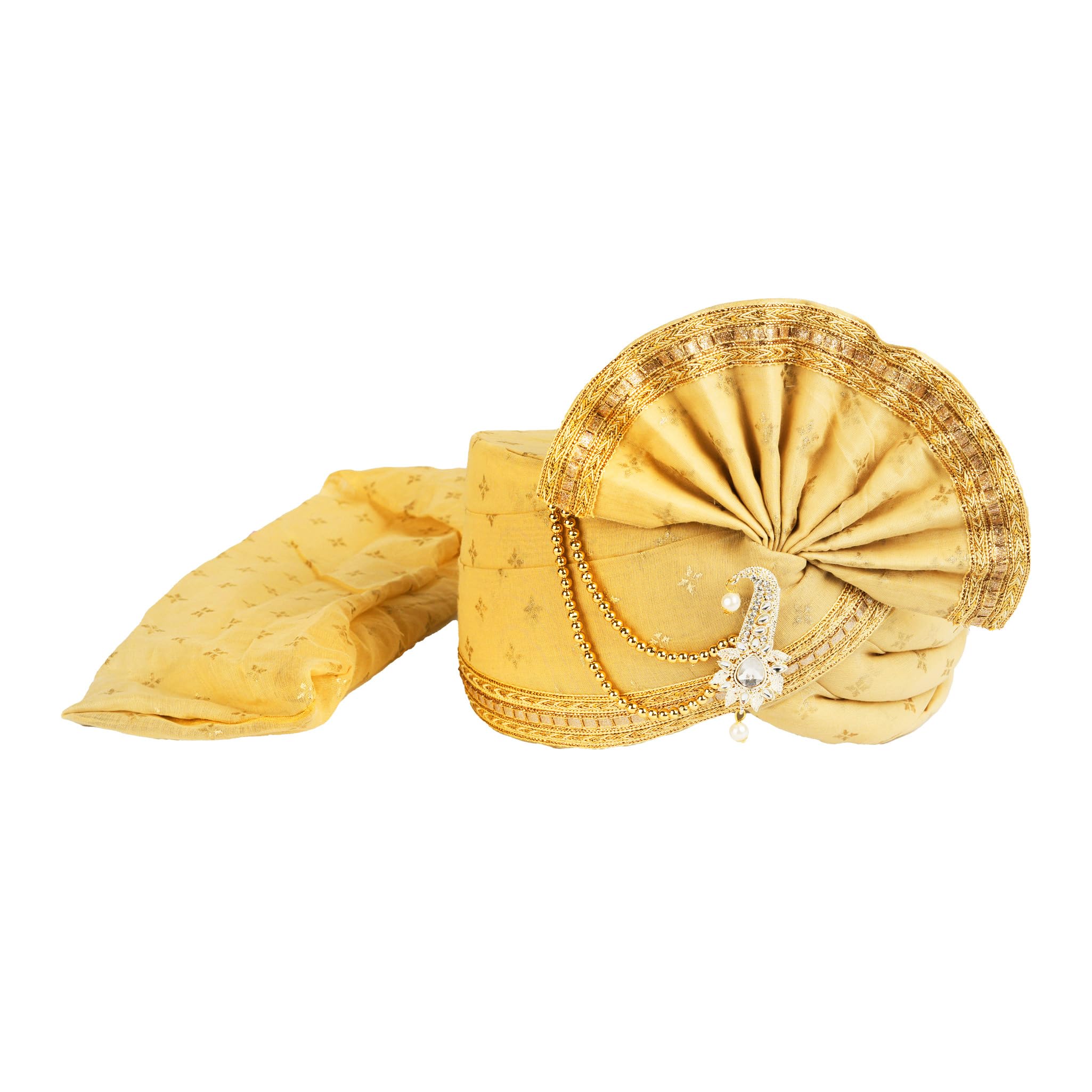 Premium Wedding Collection VIP Safa (Pheta/Pagdi/Turban) for Wedding and Traditional Function Use It [Free - Size, Adjustable System]-picture-19