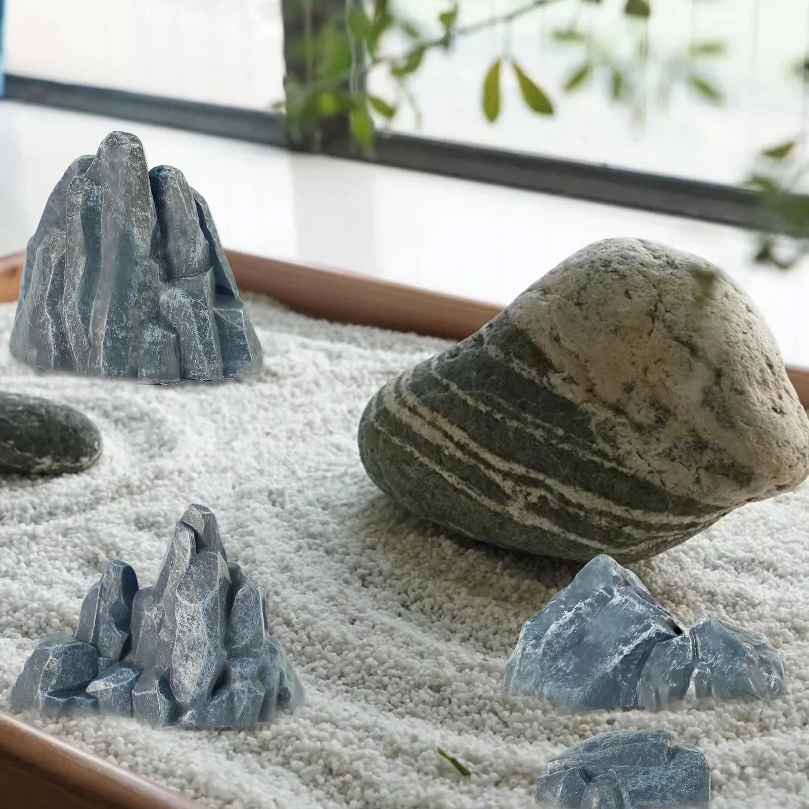 Amazon.com: Warmtree 10 Pcs Simulation Rockery Diorama Rocks Stone