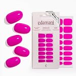 Gel Nail Strips No UV Light Needed - 34 Pcs Fully Cured Gel Nail Polish Stickers, 14+ Day Salon Quality Nail Wraps for Women, Easy Apply Toxin-Free Manicure Kit (Barcelona Blush)