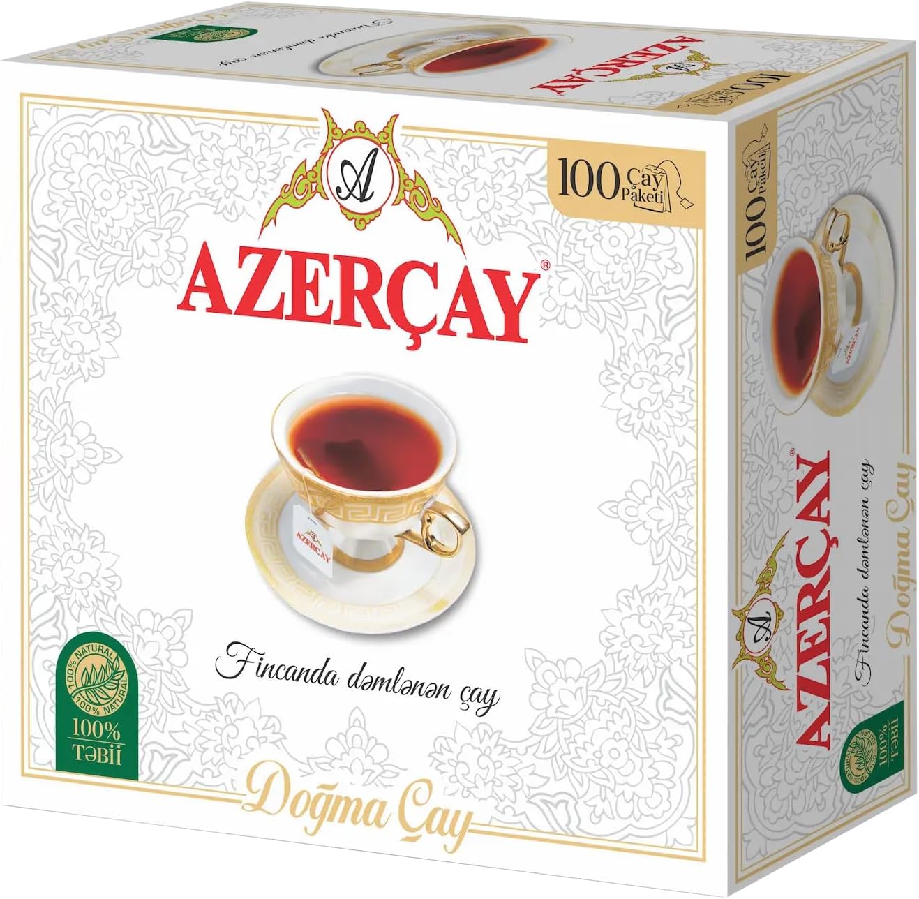 Azercay Tea Bag Flavoured 200 Gr Uncovered Bergamot Flavoured Black Tea