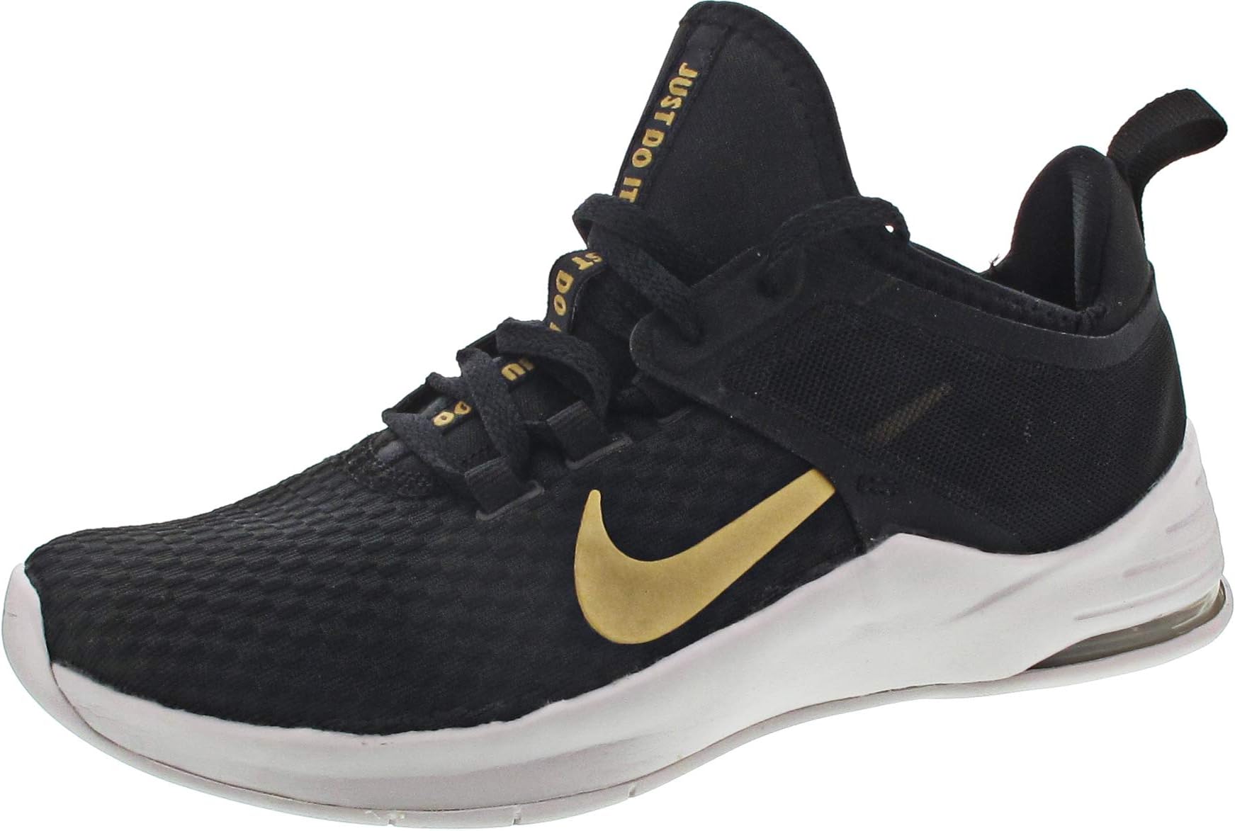 Black and gold nike trainers womens Clearance