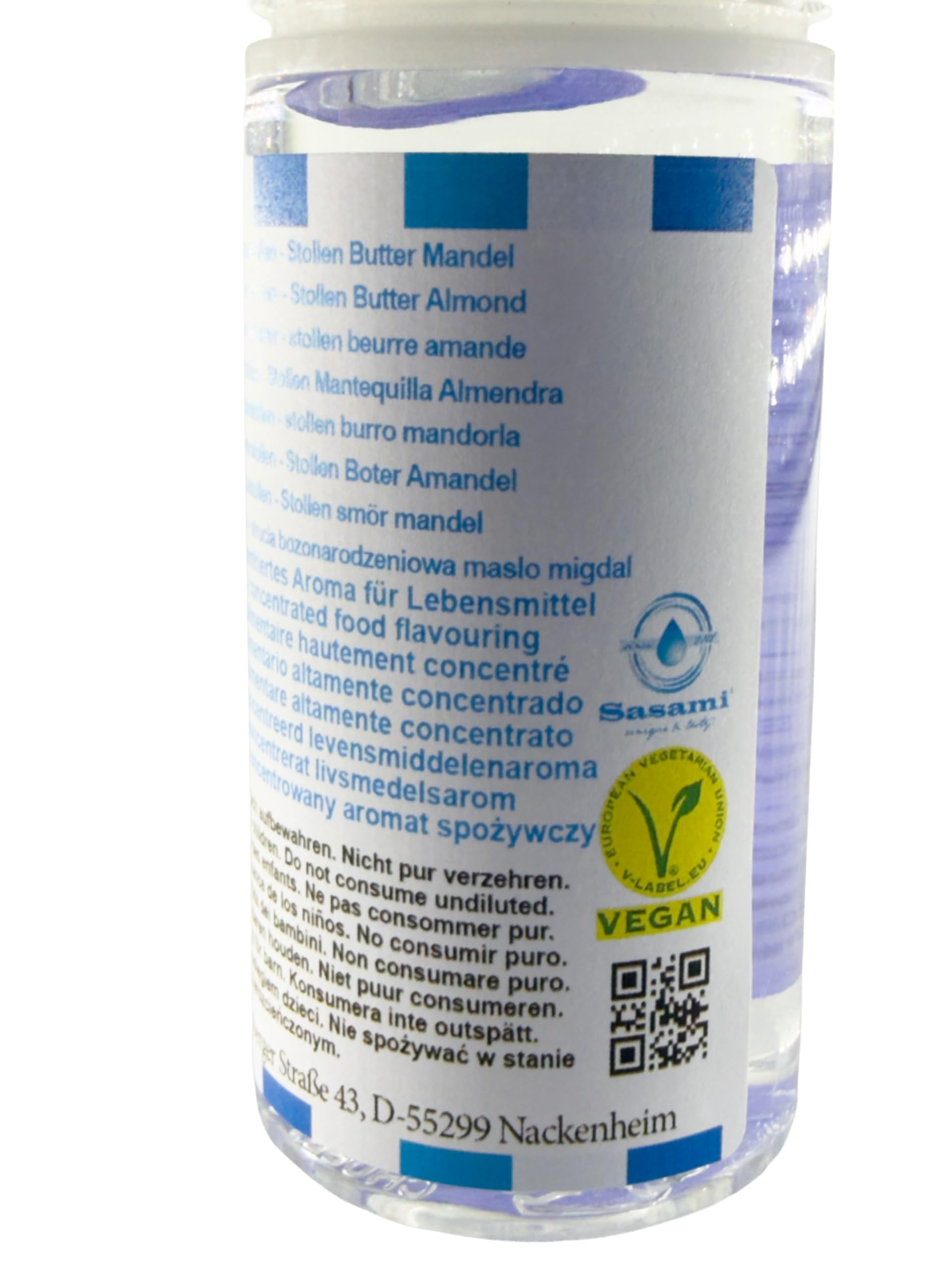 Winterstollen - Stollen Mantequilla Almendra Aroma Concentrado - Vegano - Sasami - 10ml