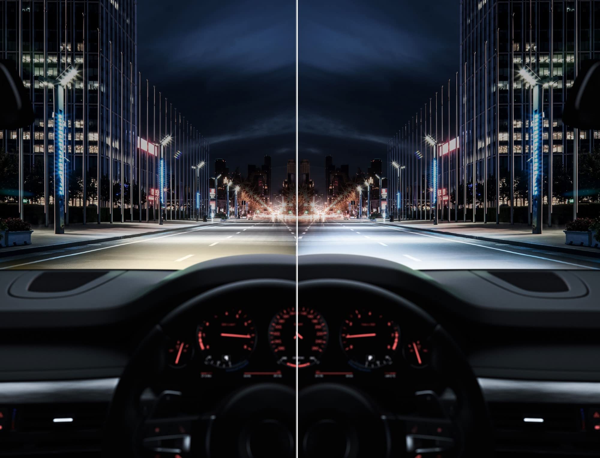 OSRAM NIGHT BREAKER H7-LED, hasta un 220% más de brillo, primera luz de cruce homologada para uso en carretera | primera luz de cruce homologada para uso en carretera