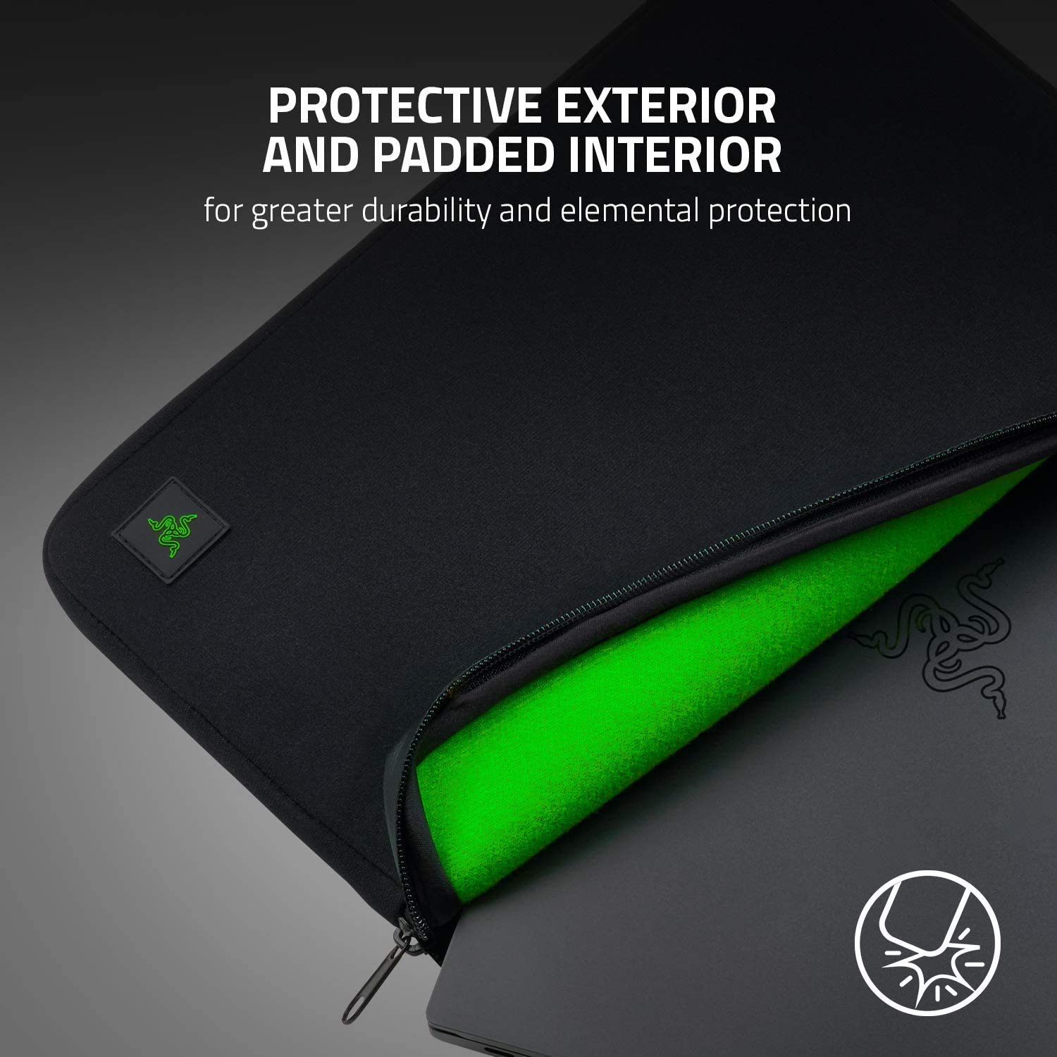 Image secondaire de Housse Razer Neoprene Sleeve V2 pour Ordinateurs Portables 13,3