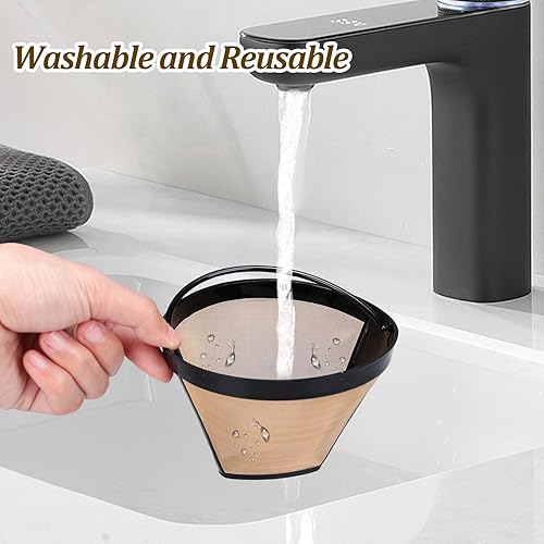 Miniatura 5 de Filtro de café, tazas K reutilizables y filtro para cafetera (para cafetera Ninja Dual Brew Coffee) 304 malla de acero inoxidable para café, 2