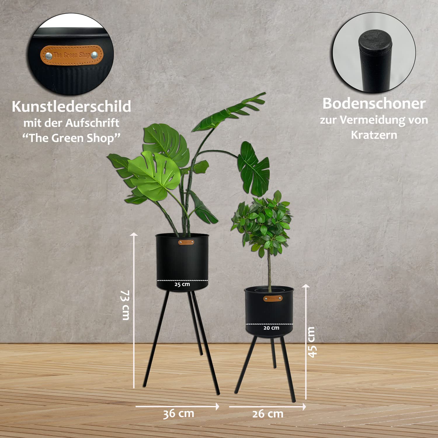 hohe pflanztpfe aussen Mobiler Pflanztopf XXL  Gardapura